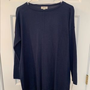 Dark Blue Style & Co Tunic Sweater Size M